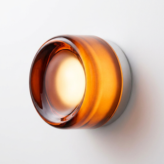 Nordic Dimpled Glass Wall Light