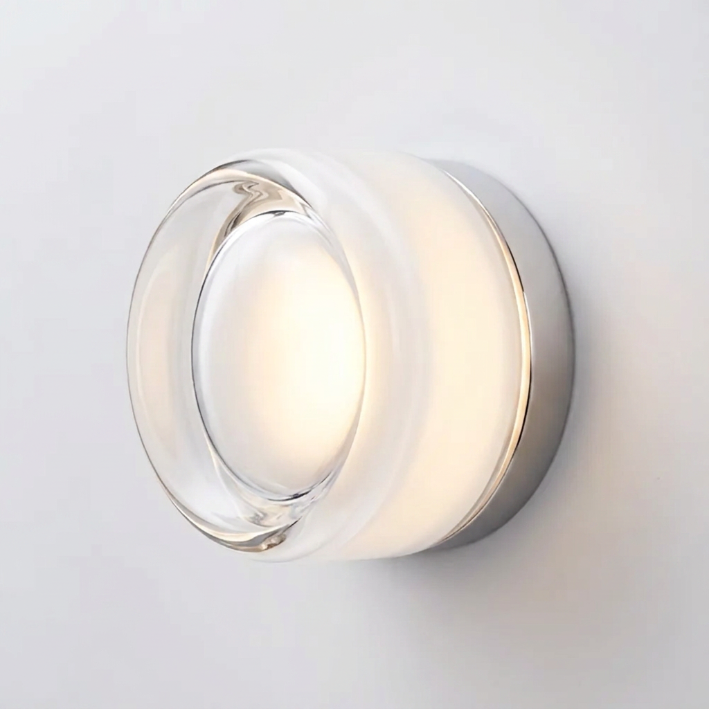 Nordic Dimpled Glass Wall Light