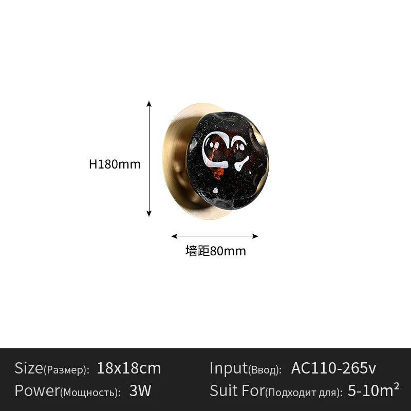 2026 Menvix Nordic Modern Design Bedroom Bedside Wall Lamp Creative Living Room Background Wall Decoration Corridor Wall Lamp