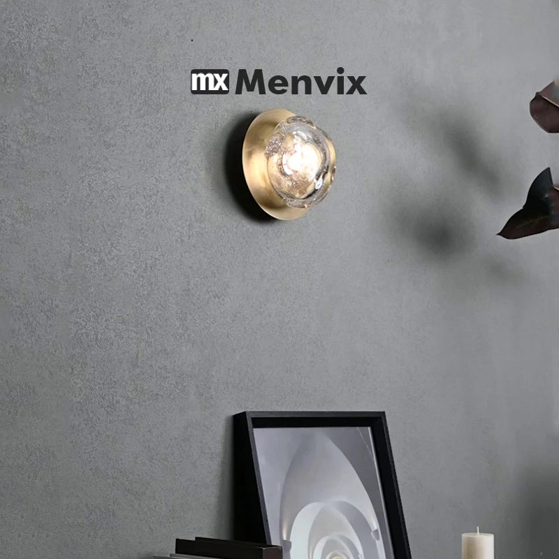 2026 Menvix Nordic Modern Design Bedroom Bedside Wall Lamp Creative Living Room Background Wall Decoration Corridor Wall Lamp